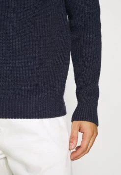 Pier One CHUNKY MOCKNECK JUMPER - Jersey De Punto - Dark Blue, Hombre -Ofertas Pier One Tienda 00064eaa02aa4c40b4957e6d7f6ce25e