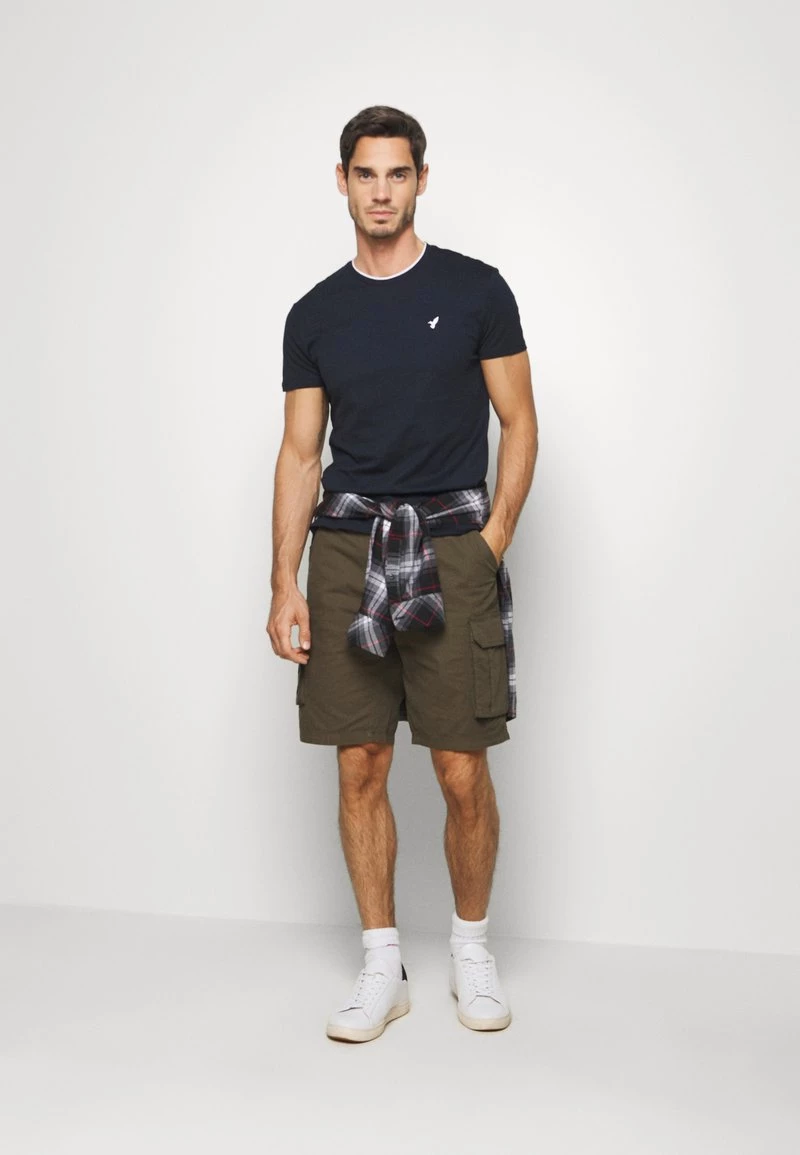 Pier One Camiseta Básica - Dark Blue, Hombre 4 Pier One Camiseta Básica - Dark Blue, Hombre - Imagen 2