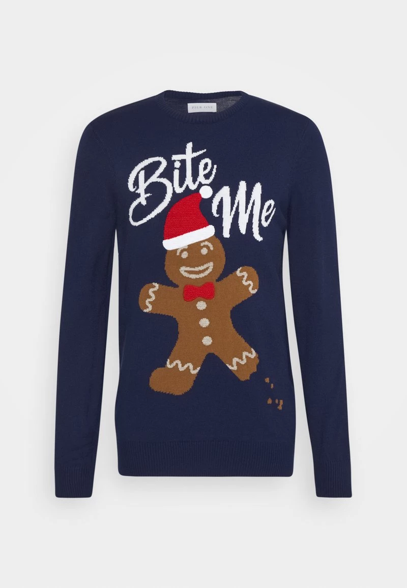 Pier One Hombre Jersey De Punto - Dark Blue 6 Pier One Hombre Jersey De Punto - Dark Blue - Imagen 4