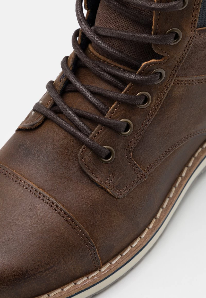 Pier One Hombre Botines Con Cordones - Cognac 8 Pier One Hombre Botines Con Cordones - Cognac - Imagen 6
