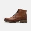 Pier One Hombre Botines Con Cordones - Cognac