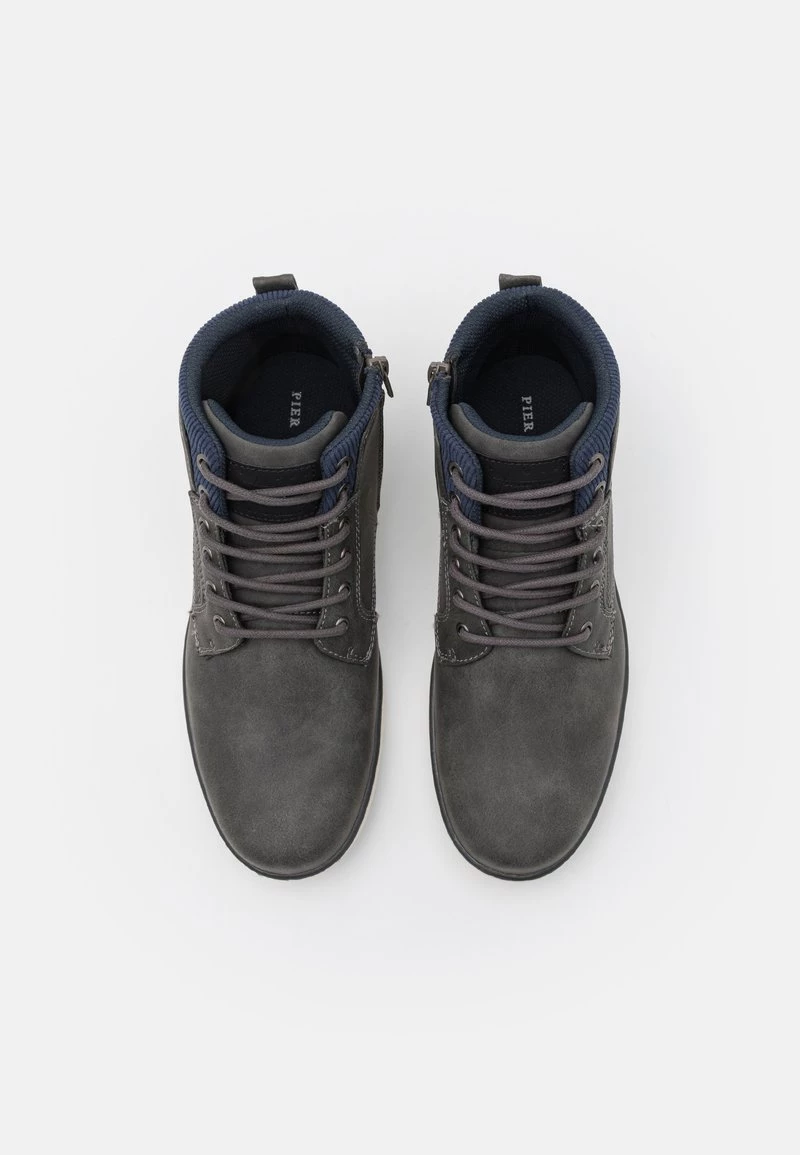 Pier One Hombre Zapatillas Altas - Dark Grey 6 Pier One Hombre Zapatillas Altas - Dark Grey - Imagen 4