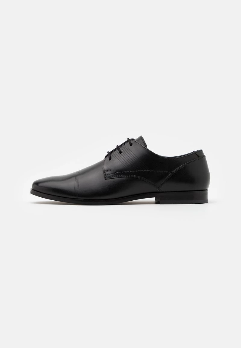 Pier One Hombre LEATHER - Zapatos Con Cordones - Black 4 Pier One Hombre LEATHER - Zapatos Con Cordones - Black - Imagen 2