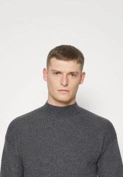 Pier One Hombre Jersey De Punto - Mottled Dark Grey -Ofertas Pier One Tienda 07d71882a37346279cd96346466ee486