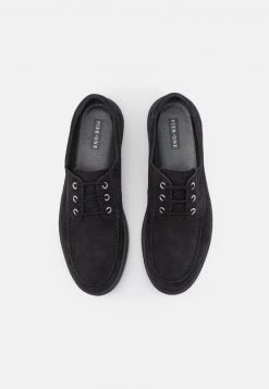 Pier One Hombre LEATHER - Zapatillas - Black -Ofertas Pier One Tienda 09f1267b07aa4ac6ab0bab0394162ae4