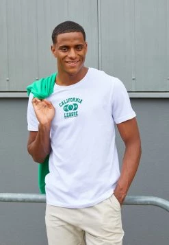 Pier One Hombre CALIFORNIA LEAGUE GRAPHIC T-SHIRT - Camiseta Estampada - White -Ofertas Pier One Tienda 0ab92394aafe4ddf8503fa56dc6c4f57