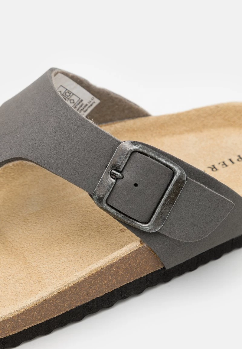 Pier One Unisexo UNISEX - Sandalias De Dedo - Grey 8 Pier One Unisexo UNISEX - Sandalias De Dedo - Grey - Imagen 6