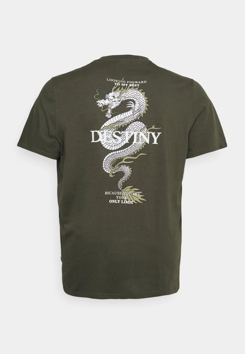 Pier One Camiseta Estampada - Dark Green, Hombre 3 Pier One Camiseta Estampada - Dark Green, Hombre