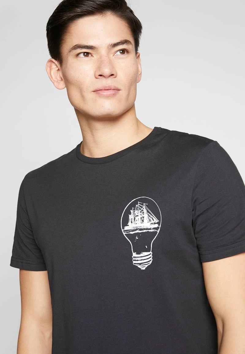 Pier One Hombre Camiseta Estampada - Black 6 Pier One Hombre Camiseta Estampada - Black - Imagen 4