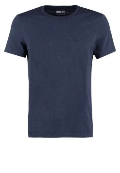 Pier One Hombre Camiseta Básica - Dark Blue Melange -Ofertas Pier One Tienda 0d592046cd89469590588862f5503431