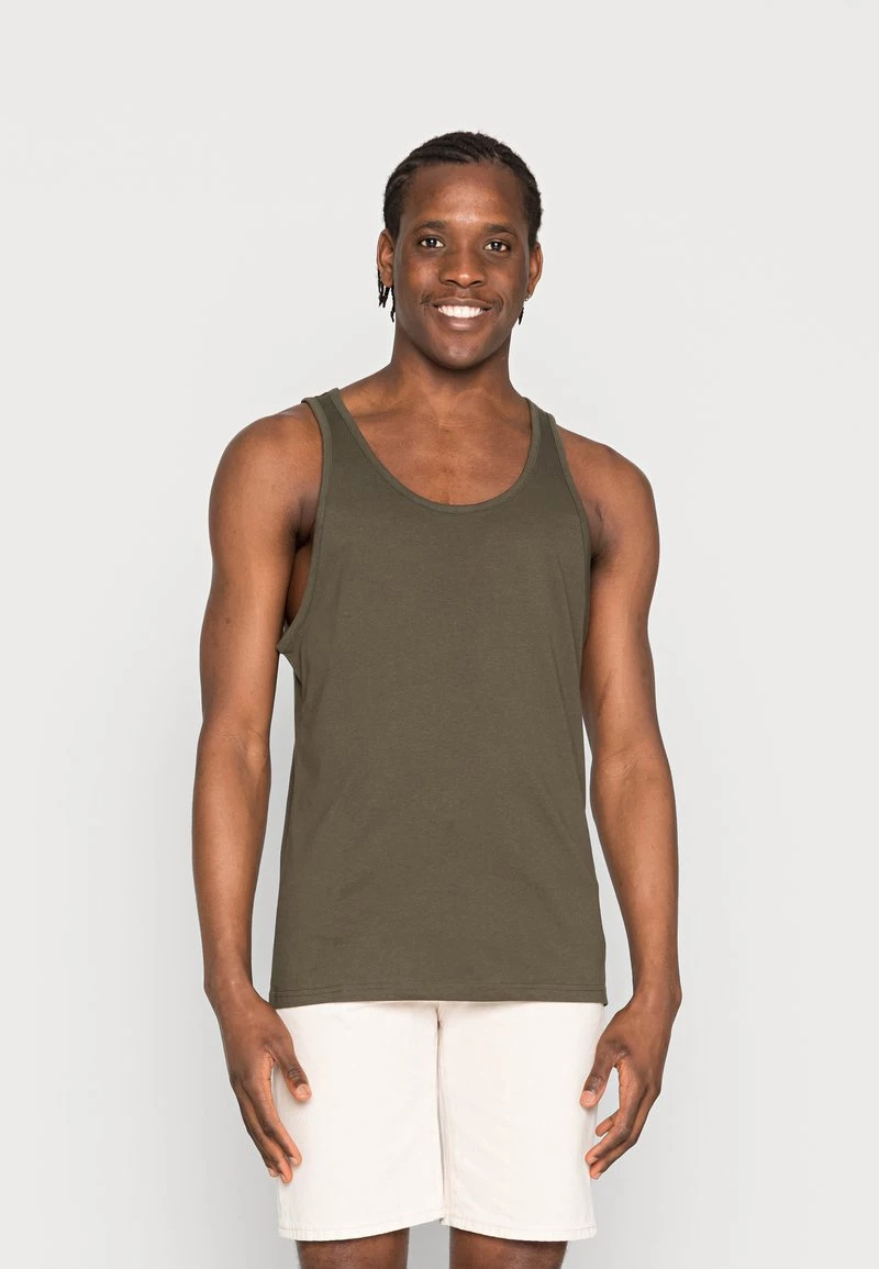 Pier One Hombre 5 PACK - Top - White / Mottled Grey / Lack 6 Pier One Hombre 5 PACK - Top - White / Mottled Grey / Lack - Imagen 4