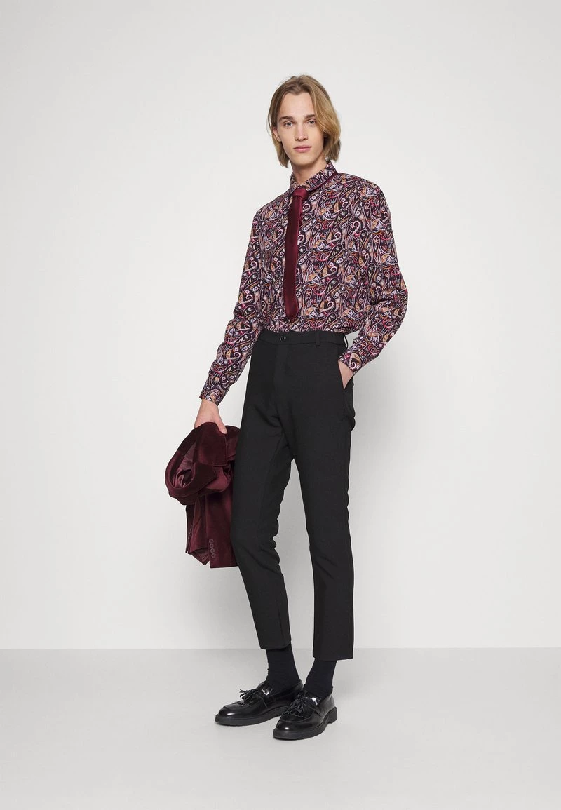 Pier One FESTIVE AOP - Camisa - Black/multi-coloured, Hombre 4 Pier One FESTIVE AOP - Camisa - Black/multi-coloured, Hombre - Imagen 2