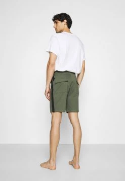 Pier One Hombre LOUNGE STRIPED SHORTS - Pantalón De Pijama - Khaki/black -Ofertas Pier One Tienda 12b22e35e78449af82173ef1a21a1cf6