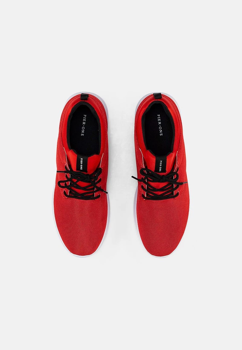 Pier One Hombre Zapatillas - Red White 6 Pier One Hombre Zapatillas - Red White - Imagen 4