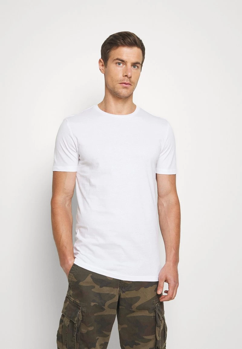Pier One 7 PACK - Camiseta Básica - White, Hombre 5 Pier One 7 PACK - Camiseta Básica - White, Hombre - Imagen 3