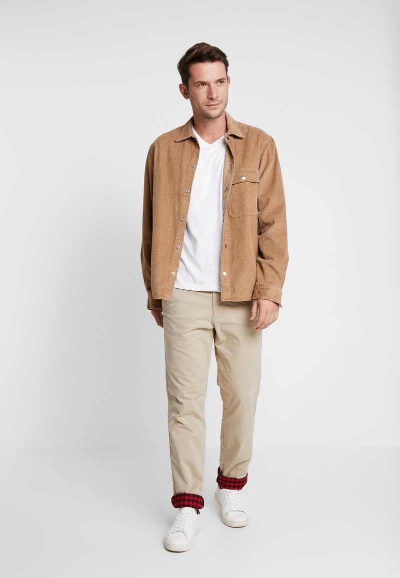 Pier One 3 PACK - Camiseta Básica - White, Hombre 3 Pier One 3 PACK - Camiseta Básica - White, Hombre