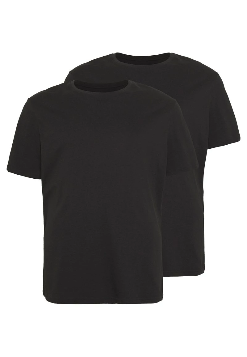 Pier One Hombre 2 PACK - Camiseta Básica - Black 6 Pier One Hombre 2 PACK - Camiseta Básica - Black - Imagen 4