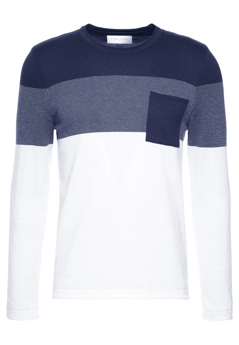 Pier One Hombre Jersey De Punto - Dark Blue 7 Pier One Hombre Jersey De Punto - Dark Blue - Imagen 5