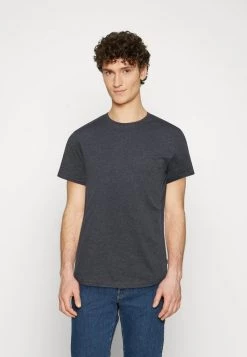 Pier One Hombre 5 PACK - Camiseta Básica - Mottled Brown/mottled Light Grey/mottled Dark Grey -Ofertas Pier One Tienda 19322fc9208246c0a904283e6aa724fa