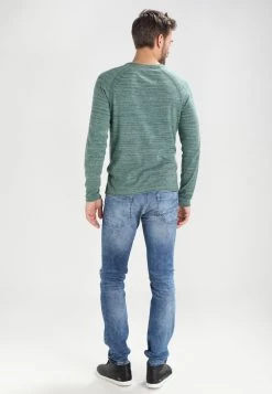 Pier One Hombre Jersey De Punto - Mottled Green -Ofertas Pier One Tienda 1a097714bdd64e938d26b1c28d1cba2f