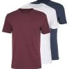 Pier One Hombre 3 PACK - Camiseta Básica - Mottled Bordeaux/white/blue 1 Pier One Hombre 3 PACK - Camiseta Básica - Mottled Bordeaux/white/blue -Ofertas Pier One Tienda 1a1b68220b7042e3b86fe00c310634af