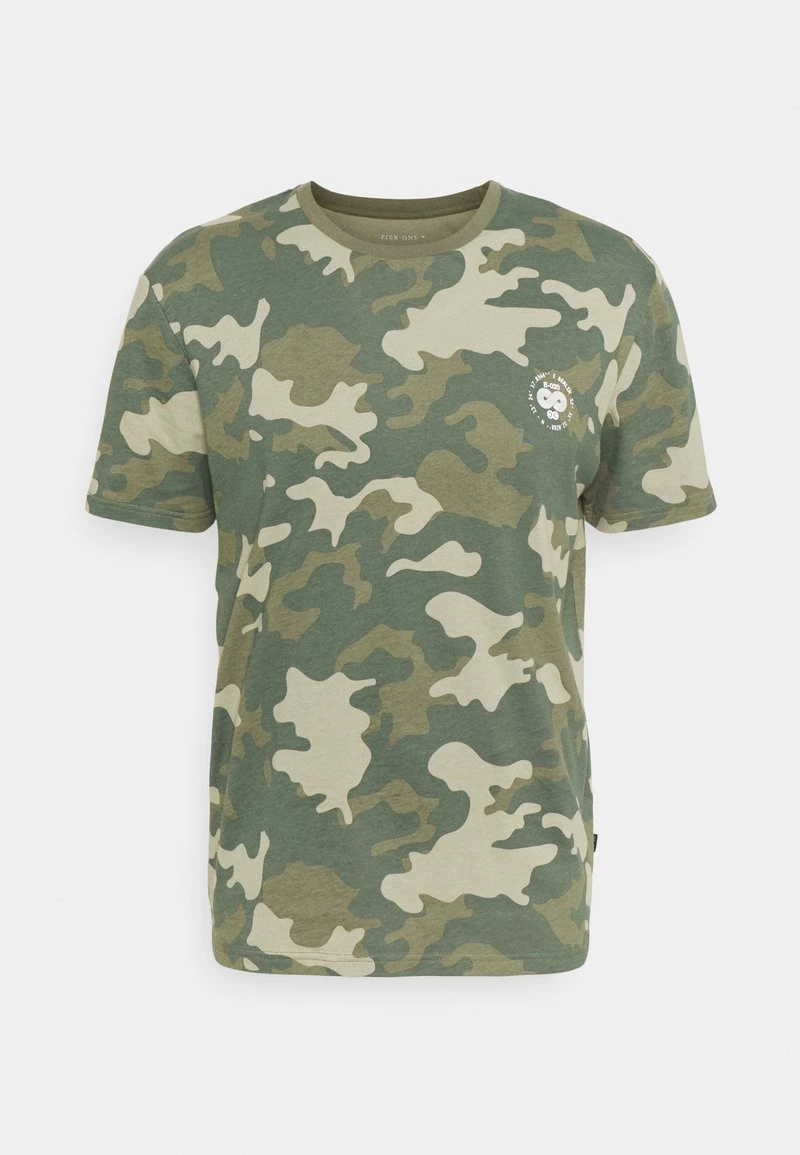 Pier One Hombre Camiseta Estampada - Dark Green 7 Pier One Hombre Camiseta Estampada - Dark Green - Imagen 5