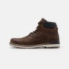 Pier One Hombre Botines Con Cordones - Cognac