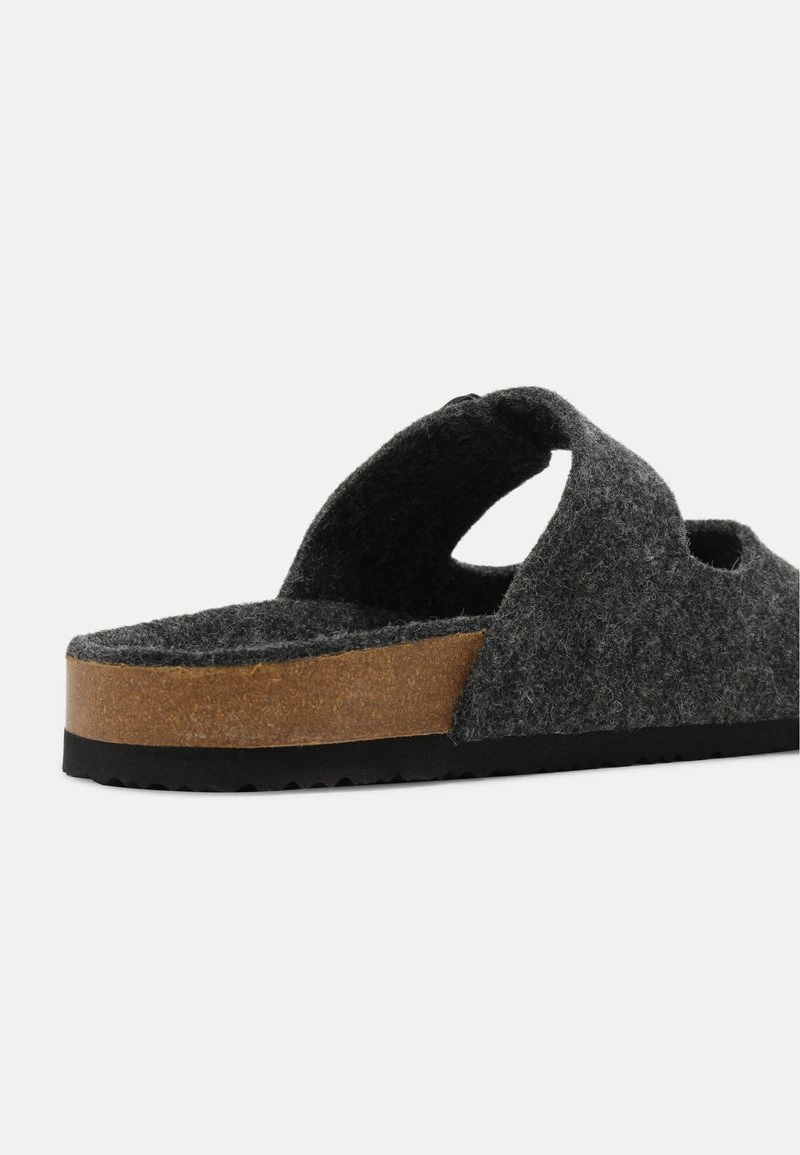 Pier One Unisexo UNISEX - Sandalias Planas - Dark Grey 7 Pier One Unisexo UNISEX - Sandalias Planas - Dark Grey - Imagen 5