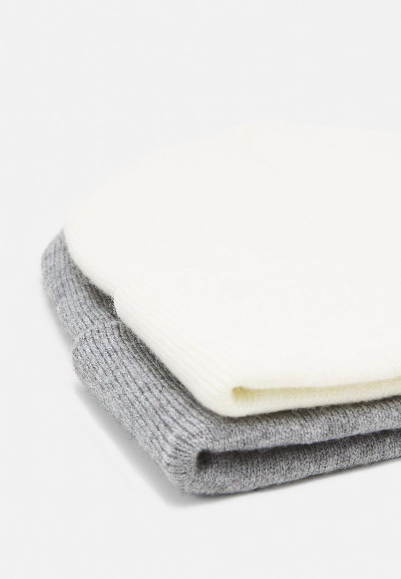 Pier One Unisexo 2 PACK UNISEX - Gorro - Grey/white 5 Pier One Unisexo 2 PACK UNISEX - Gorro - Grey/white - Imagen 3