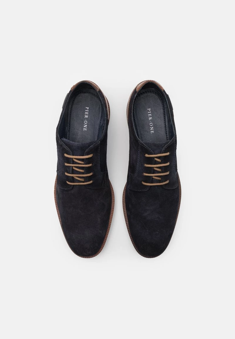 Pier One Hombre LEATHER - Zapatos De Vestir - Dark Blue 6 Pier One Hombre LEATHER - Zapatos De Vestir - Dark Blue - Imagen 4