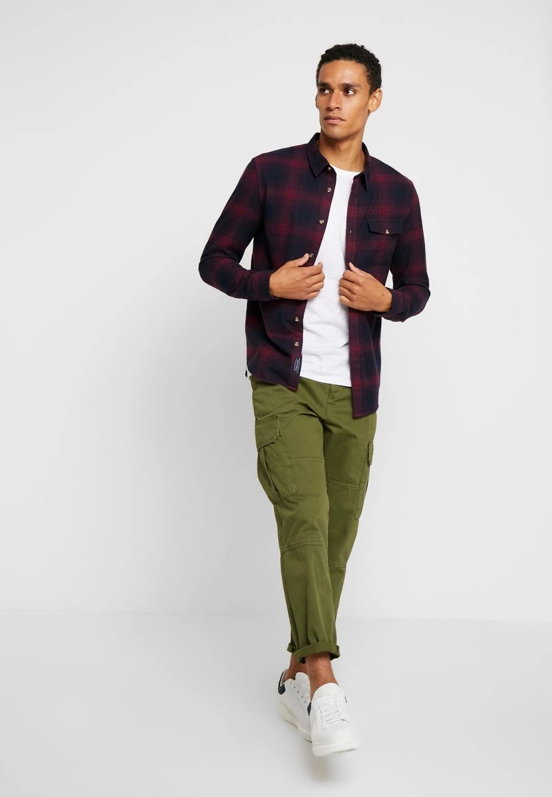 Pier One Hombre Camisa - Bordeaux 4 Pier One Hombre Camisa - Bordeaux - Imagen 2