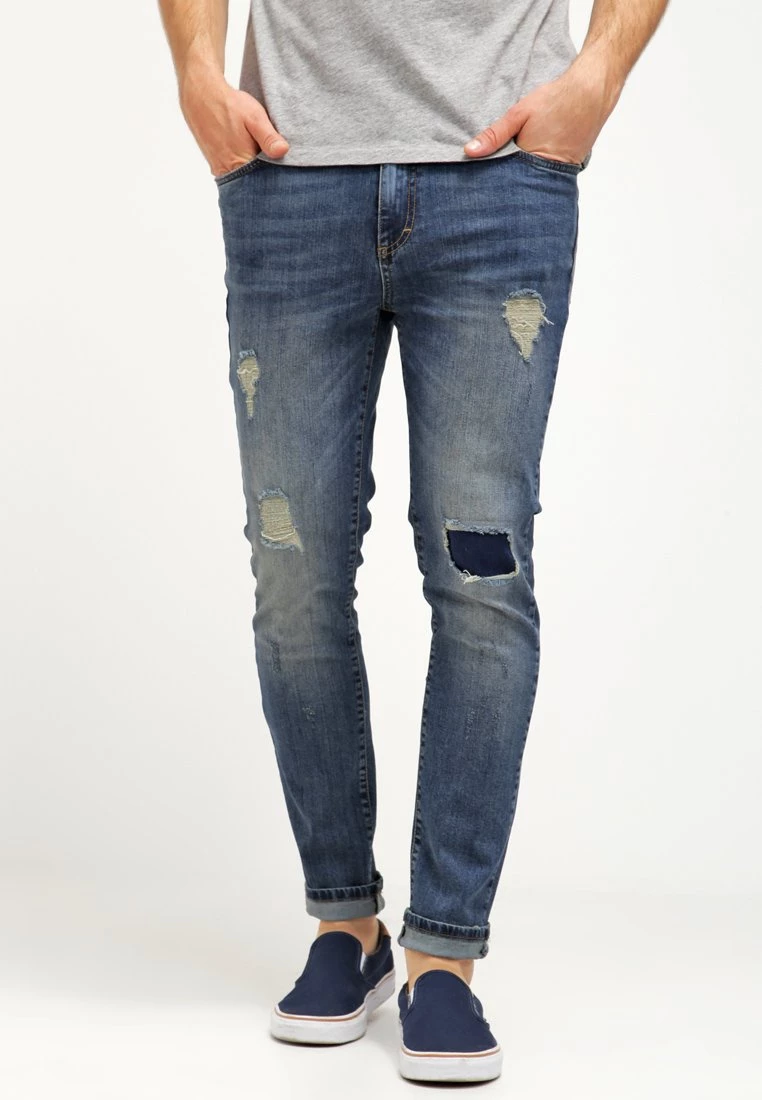 Pier One Hombre Vaqueros Slim Fit - Destroyed Denim 3 Pier One Hombre Vaqueros Slim Fit - Destroyed Denim