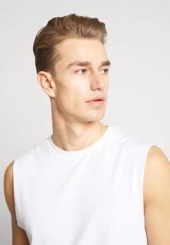 Pier One 3 PACK - Camiseta Básica - Grey/white/black, Hombre -Ofertas Pier One Tienda 21dde7acbf5b42698638ca153e5020d5