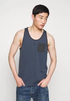 Pier One Top - Mottled Blue, Hombre