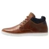 Pier One Hombre Zapatillas Altas - Cognac