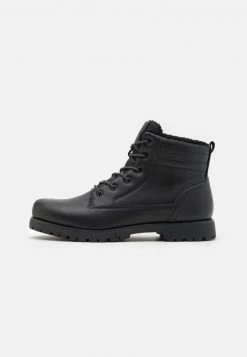 Pier One Hombre Botines Con Cordones - Black