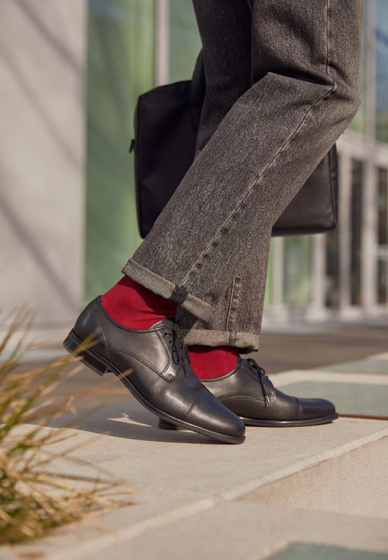 Pier One Hombre LEATHER - Zapatos Con Cordones - Black 5 Pier One Hombre LEATHER - Zapatos Con Cordones - Black - Imagen 3