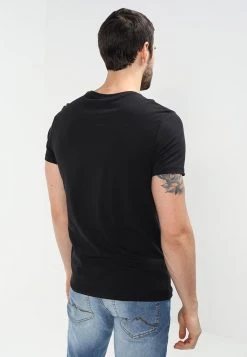 Pier One Hombre 2 PACK - Camiseta Básica - Black -Ofertas Pier One Tienda 2d8633b5b7104019a6e0f7d92decc1c7