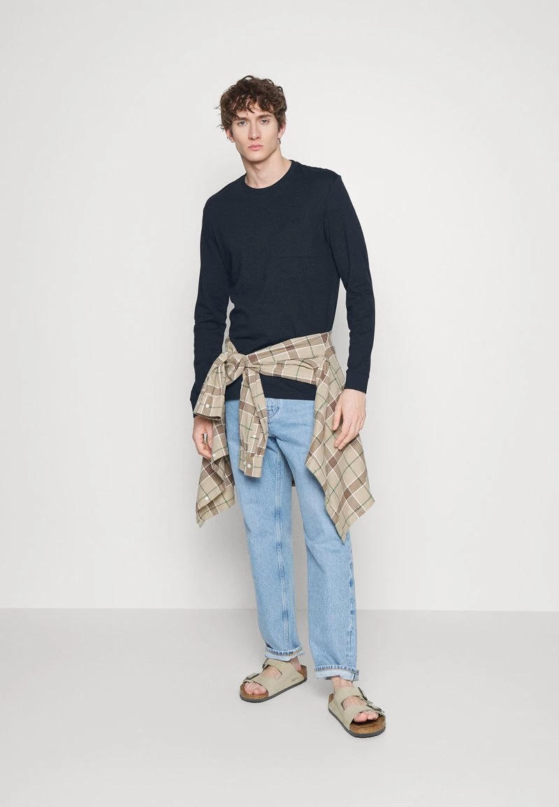 Pier One Camiseta De Manga Larga - Dark Blue, Hombre 4 Pier One Camiseta De Manga Larga - Dark Blue, Hombre - Imagen 2