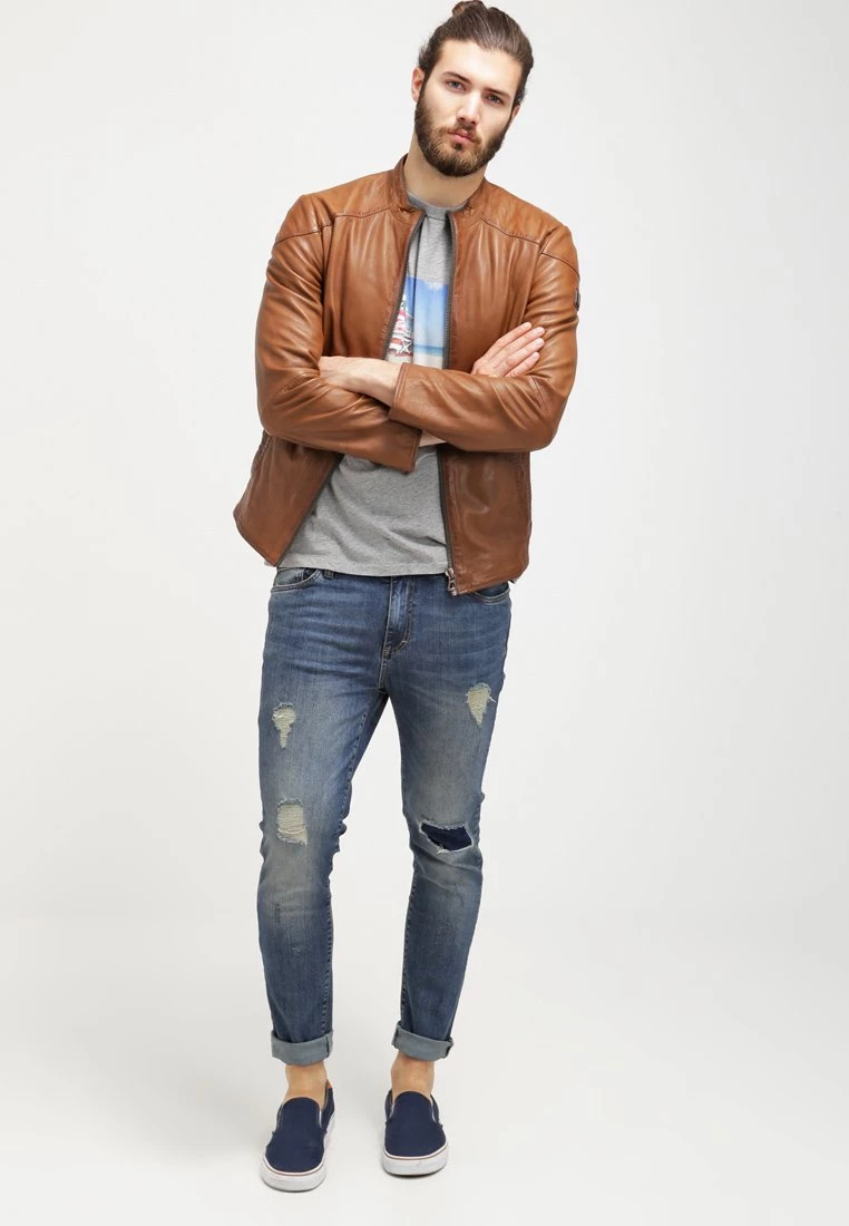 Pier One Hombre Vaqueros Slim Fit - Destroyed Denim 4 Pier One Hombre Vaqueros Slim Fit - Destroyed Denim - Imagen 2