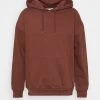 Pier One PLAIN SKATER HOODY - Jersey Con Capucha - Brown, Hombre