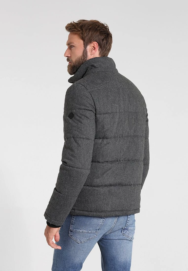Pier One Hombre HOODED - Chaqueta De Invierno - Grey Melange 6 Pier One Hombre HOODED - Chaqueta De Invierno - Grey Melange - Imagen 4