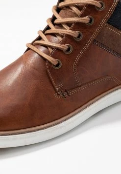 Pier One Hombre Zapatillas Altas - Cognac -Ofertas Pier One Tienda 34d98627b6f64b5eba0a816a361893ff