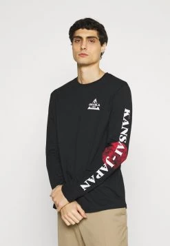 Pier One Hombre Camiseta De Manga Larga - Black