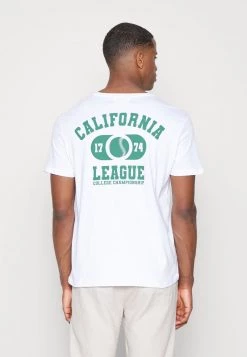 Pier One Hombre CALIFORNIA LEAGUE GRAPHIC T-SHIRT - Camiseta Estampada - White -Ofertas Pier One Tienda 39639aad7e6b4ac7867746152e83e030