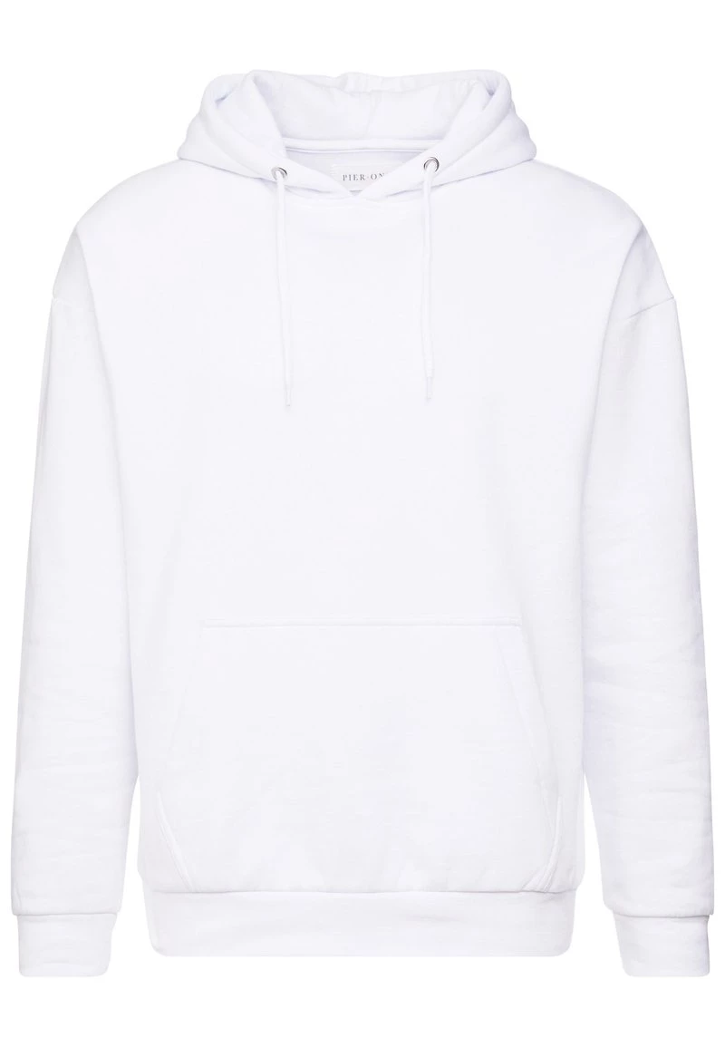 Pier One Hombre PLAIN SKATER HOODY - Jersey Con Capucha - White 7 Pier One Hombre PLAIN SKATER HOODY - Jersey Con Capucha - White - Imagen 5