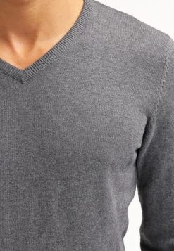 Pier One Hombre Jersey De Punto - Dark Grey Melange -Ofertas Pier One Tienda 3d1a9be6239a49ad9382f953e993064b