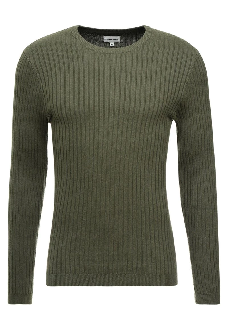 Pier One Hombre Jersey De Punto - Oliv 6 Pier One Hombre Jersey De Punto - Oliv - Imagen 4