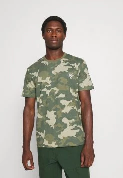 Pier One Hombre Camiseta Estampada - Dark Green