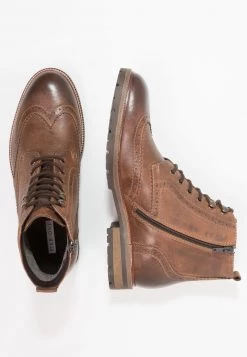 Pier One Hombre Botines Con Cordones - Cognac -Ofertas Pier One Tienda 3fd2d4718bdb4066bbb9e4e365c63ccb